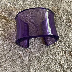Thick purple bangle